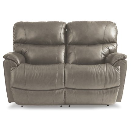 Trouper Leather Tri-Power Reclining Loveseat